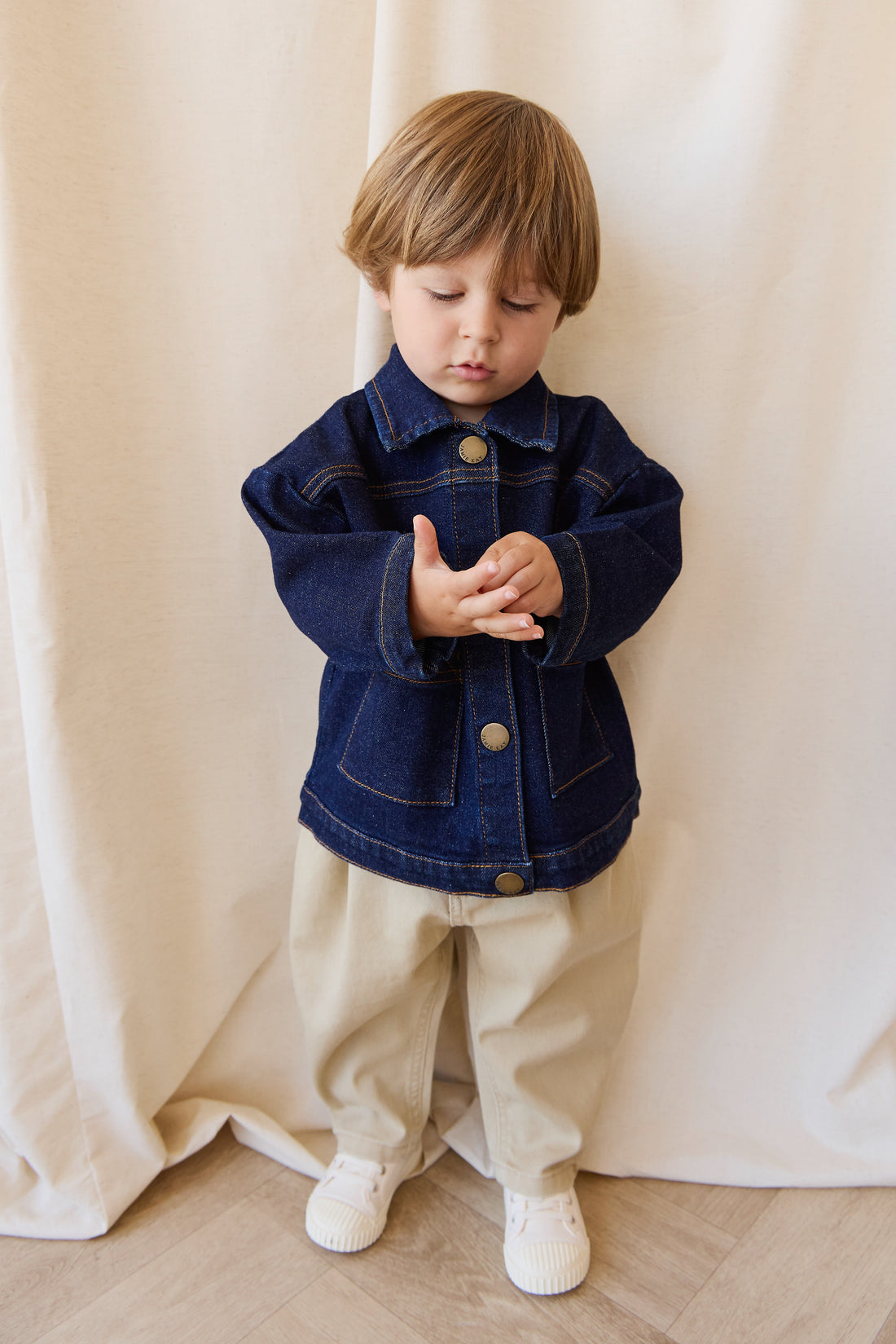 Marty Jacket - Mid Indigo Denim Childrens Pant from Jamie Kay Australia