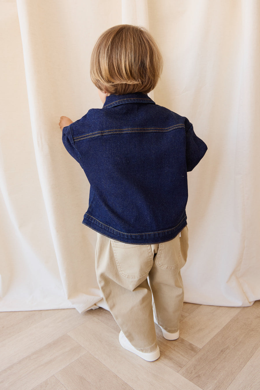Marty Jacket - Mid Indigo Denim Childrens Pant from Jamie Kay Australia