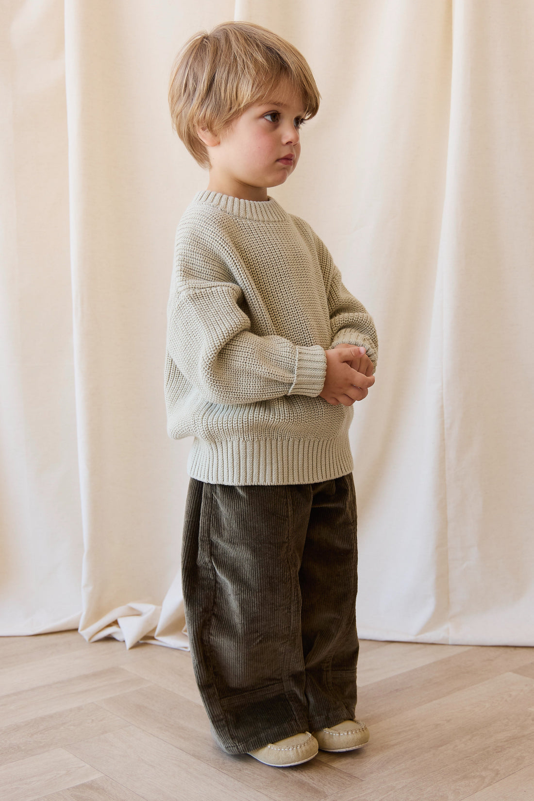 Johan Jumper - Sandy Brown Childrens Jumper from Jamie Kay Australia