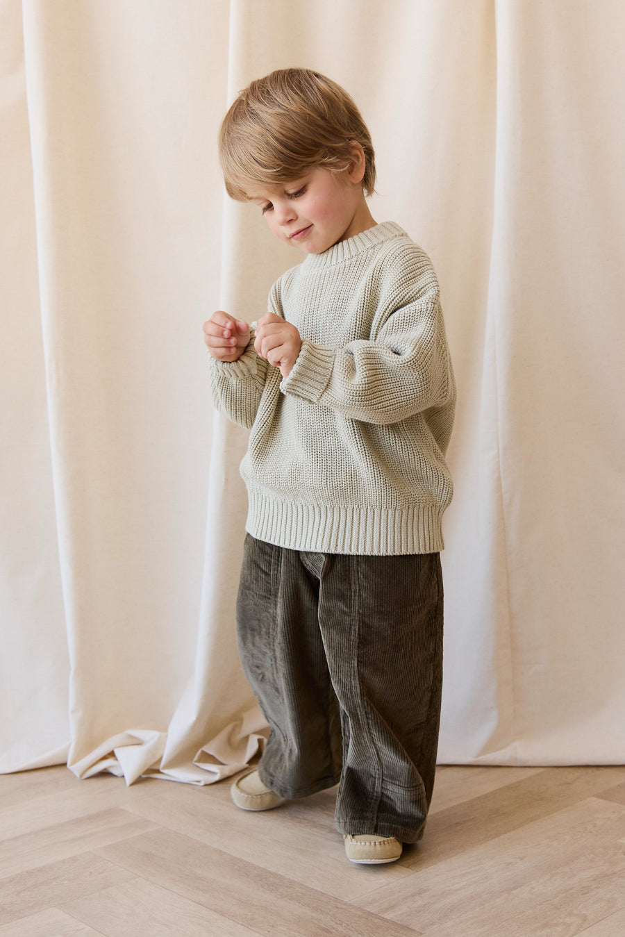 Johan Jumper - Sandy Brown Childrens Jumper from Jamie Kay Australia