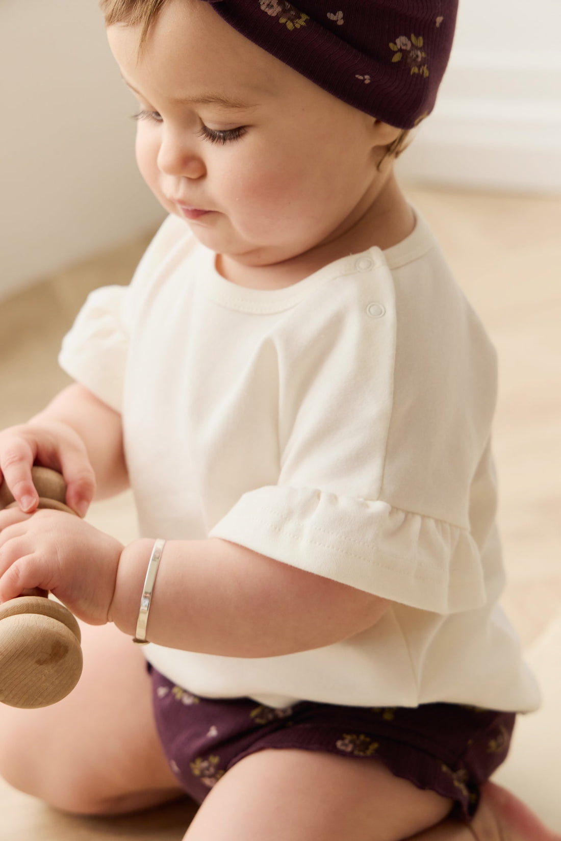 Pima Cotton Antoinette Top - Parchment Childrens Top from Jamie Kay Australia