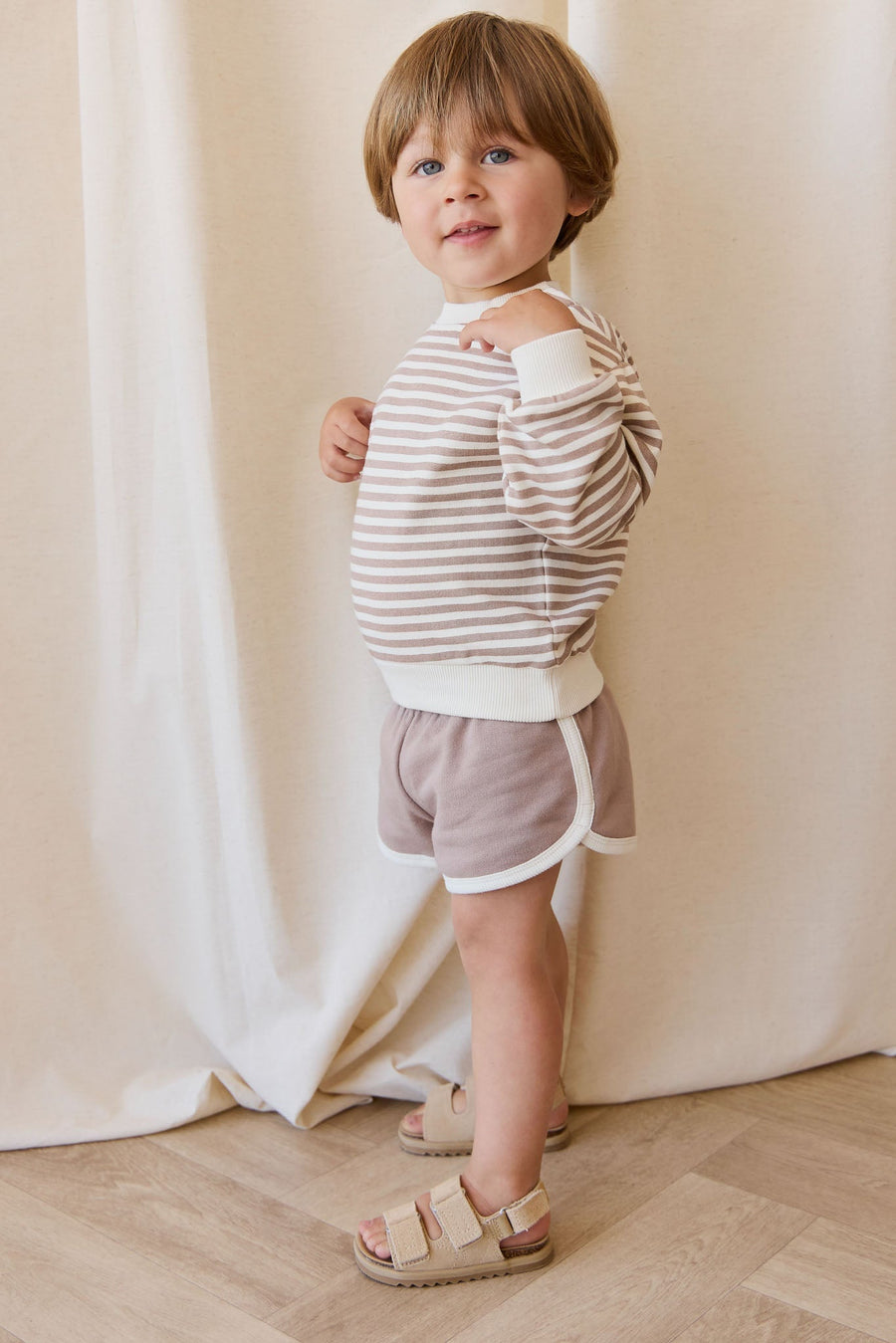 Organic Cotton Eric Short - Carven Clay Childrens Short from Jamie Kay Australia