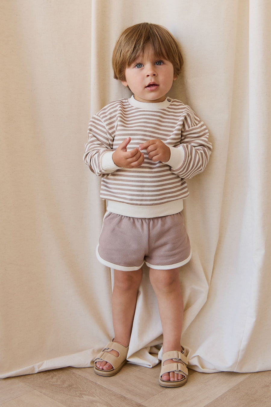 Organic Cotton Eric Short - Carven Clay Childrens Short from Jamie Kay Australia