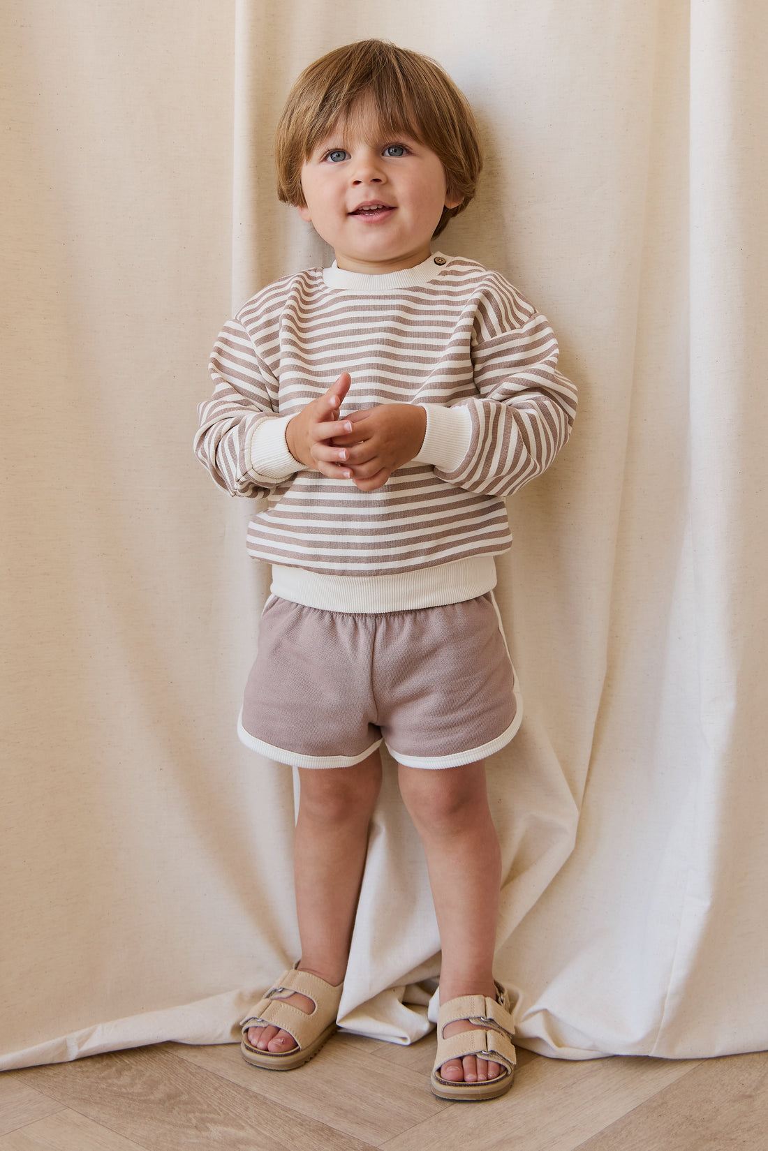Organic Cotton Eric Short - Carven Clay Childrens Short from Jamie Kay Australia