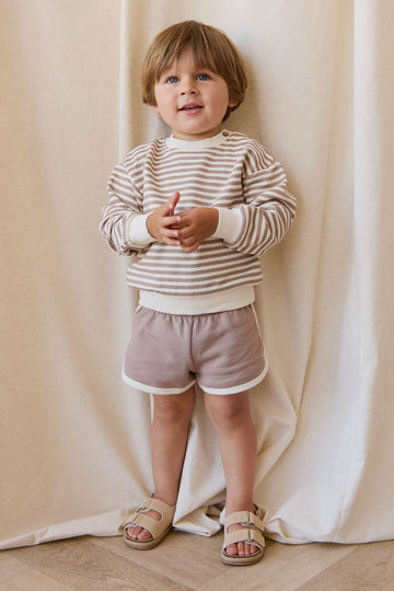 Organic Cotton Eric Short - Carven Clay Childrens Short from Jamie Kay Australia