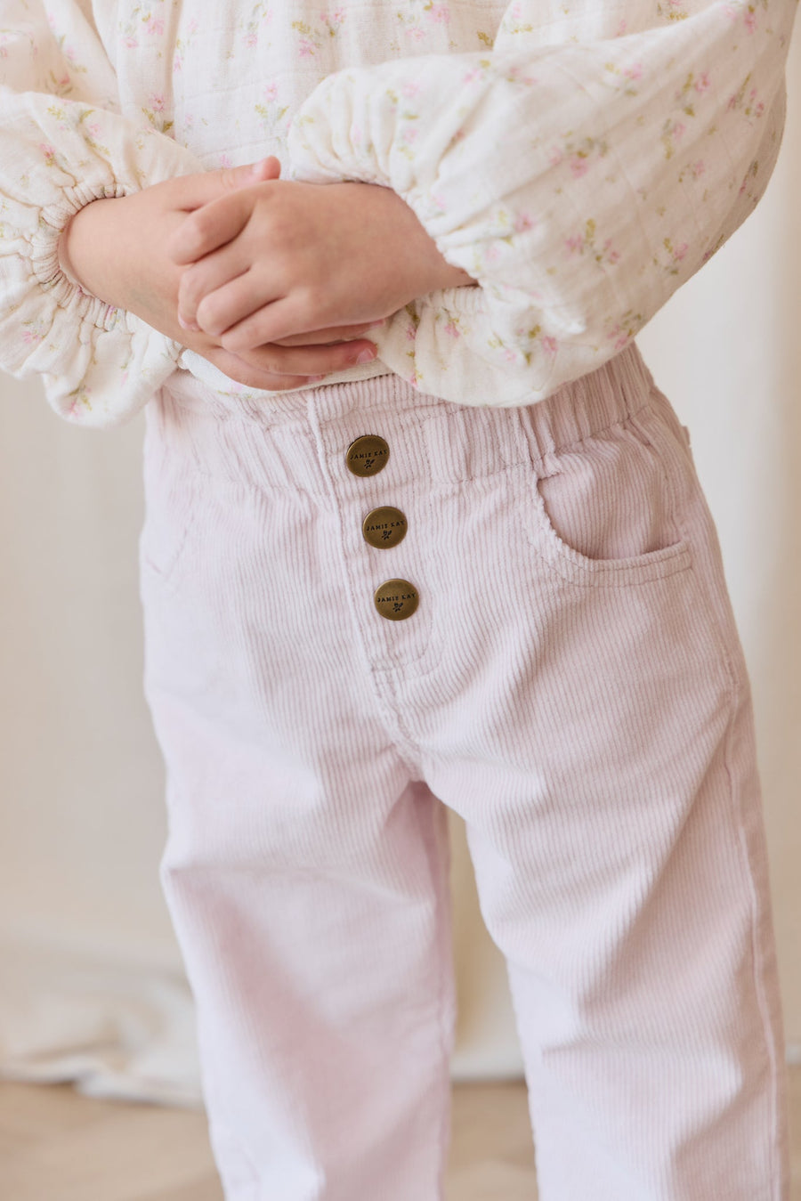 Briella Pant - Soft Misty Rose Childrens Pant from Jamie Kay Australia