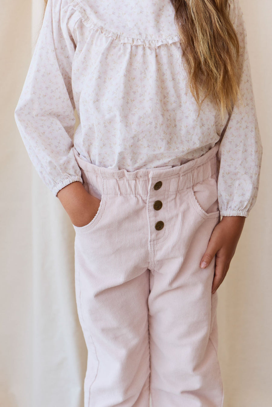 Briella Pant - Soft Misty Rose Childrens Pant from Jamie Kay Australia