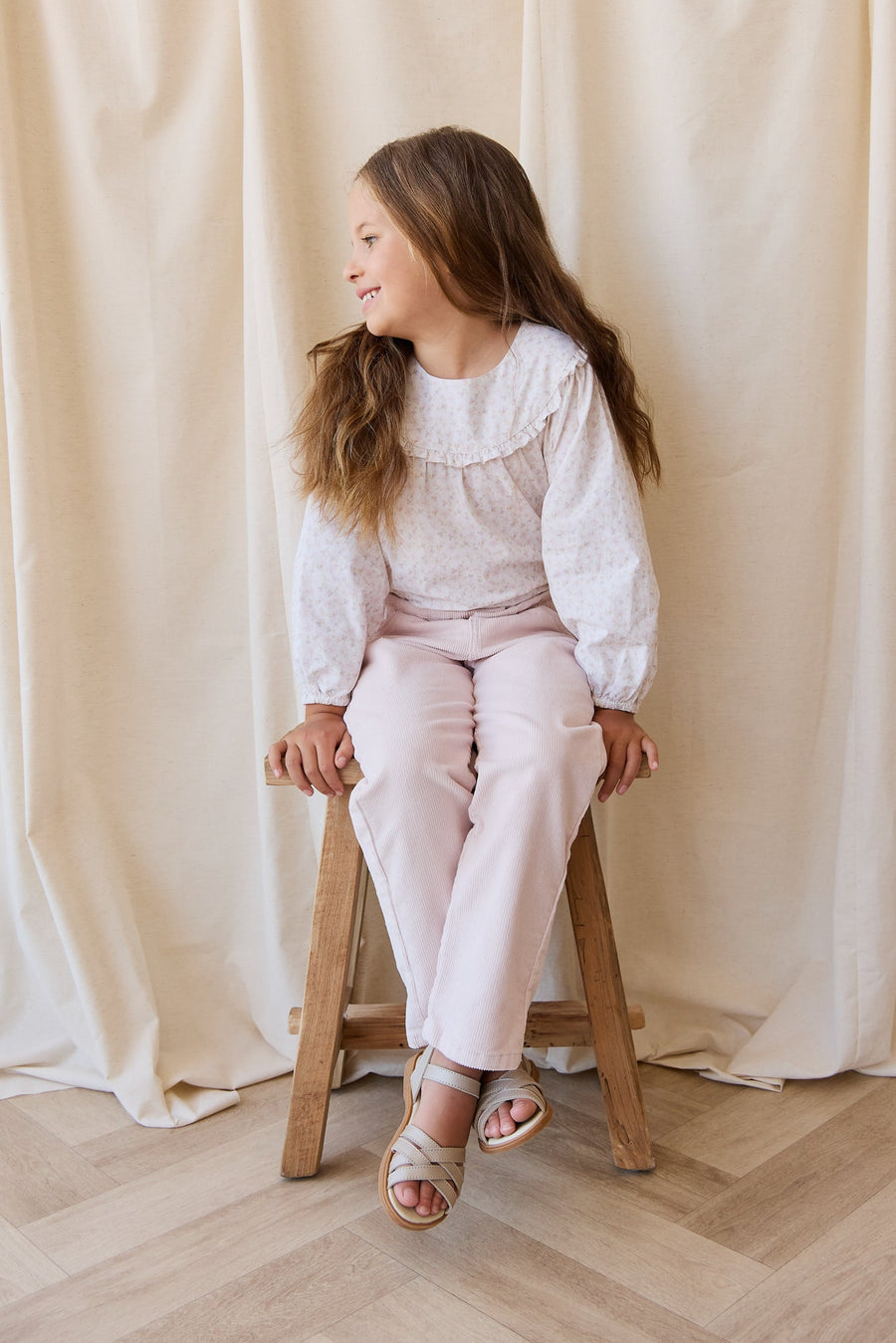 Briella Pant - Soft Misty Rose Childrens Pant from Jamie Kay Australia