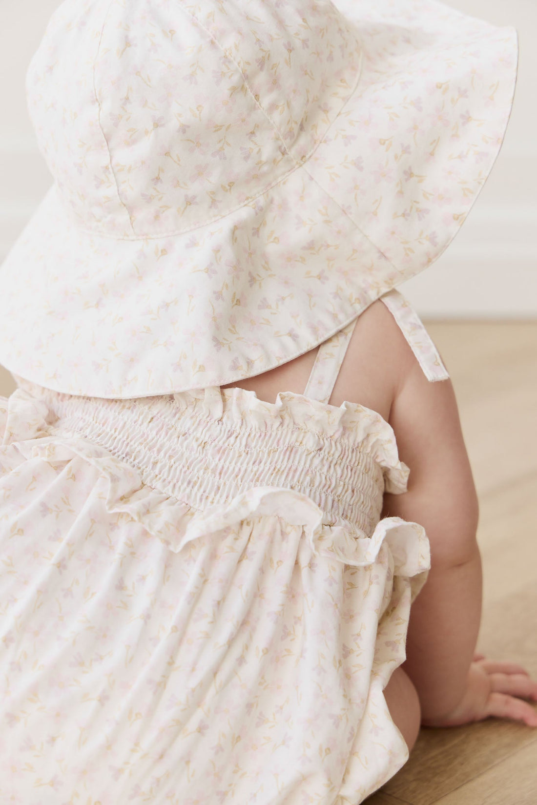 Organic Cotton Cleo Playsuit - Aries Mauve Childrens Playsuit from Jamie Kay Australia