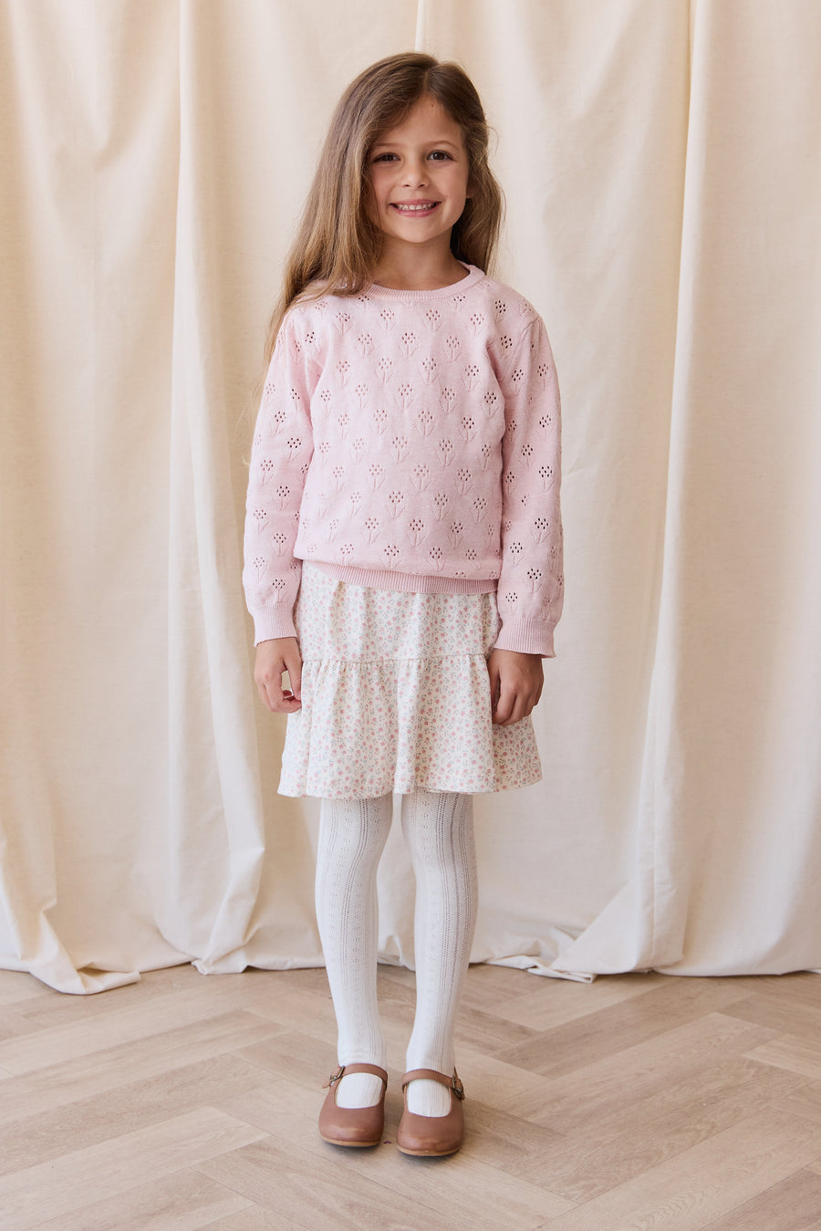 Antoinette Jumper - Marshmellow Marle Childrens Jumper from Jamie Kay Australia