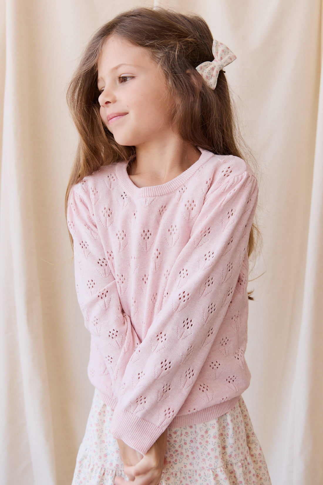 Antoinette Jumper - Marshmellow Marle Childrens Jumper from Jamie Kay Australia