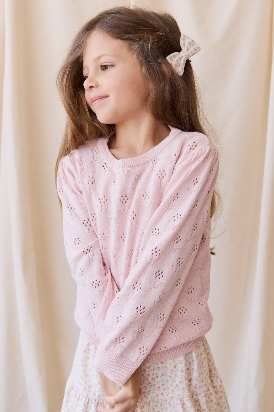 Antoinette Jumper - Marshmellow Marle Childrens Jumper from Jamie Kay Australia