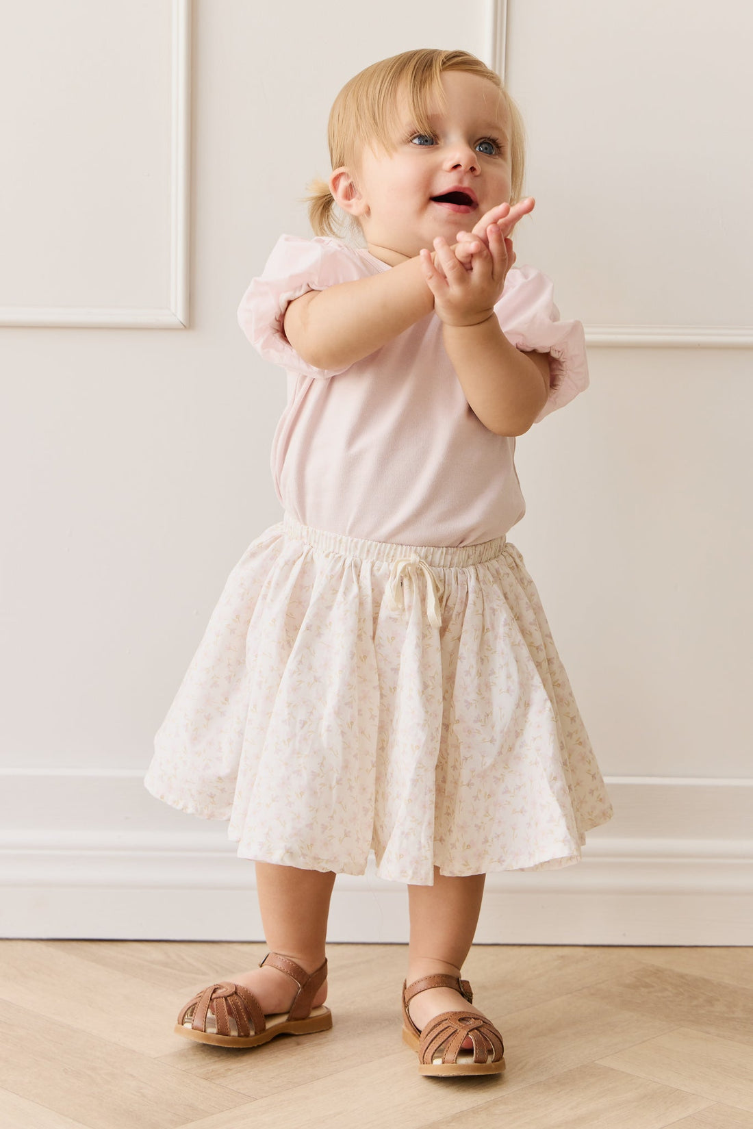 Organic Cotton Winnie Skirt - Aries Mauve Childrens Skirt from Jamie Kay Australia