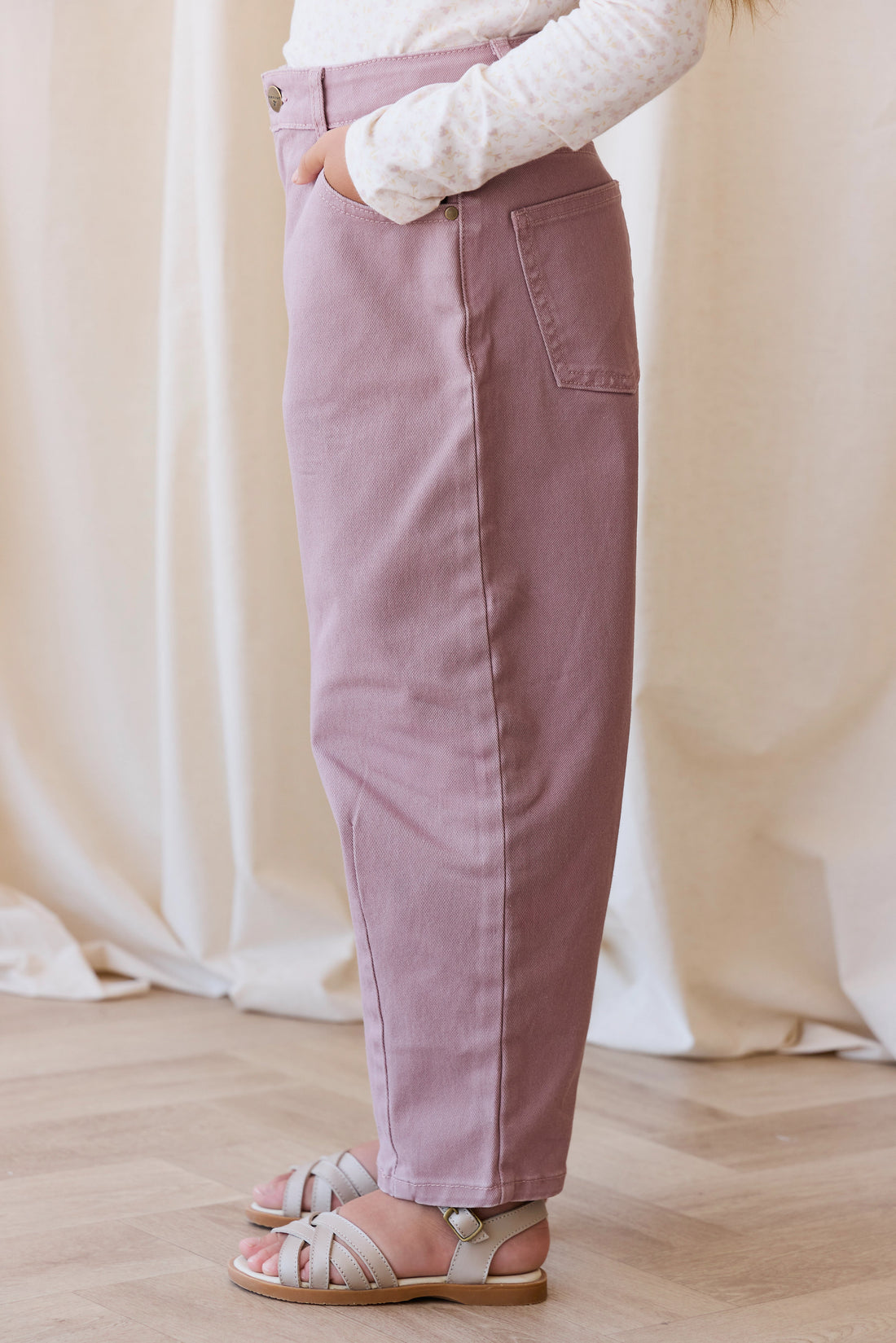 Sierra Pant - Dreamy Pink Childrens Pant from Jamie Kay Australia