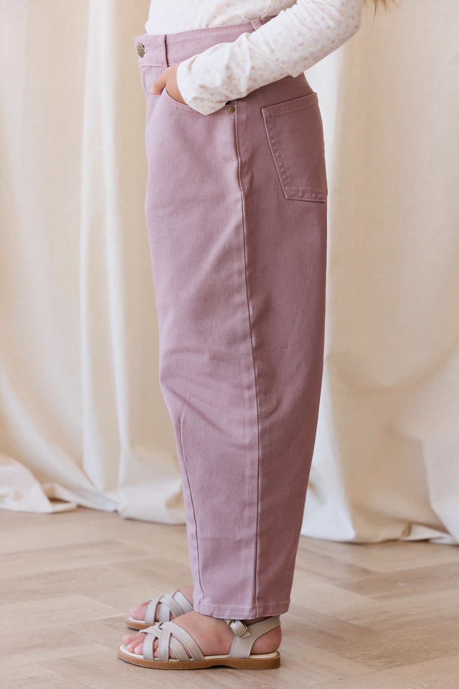 Sierra Pant - Dreamy Pink Childrens Pant from Jamie Kay Australia