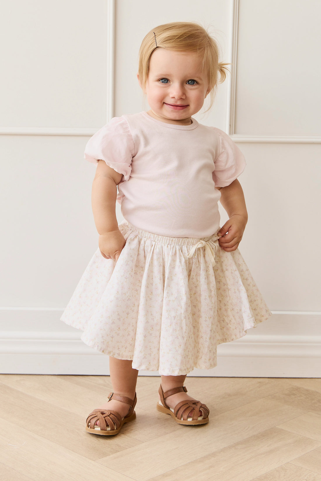 Organic Cotton Winnie Skirt - Aries Mauve Childrens Skirt from Jamie Kay Australia