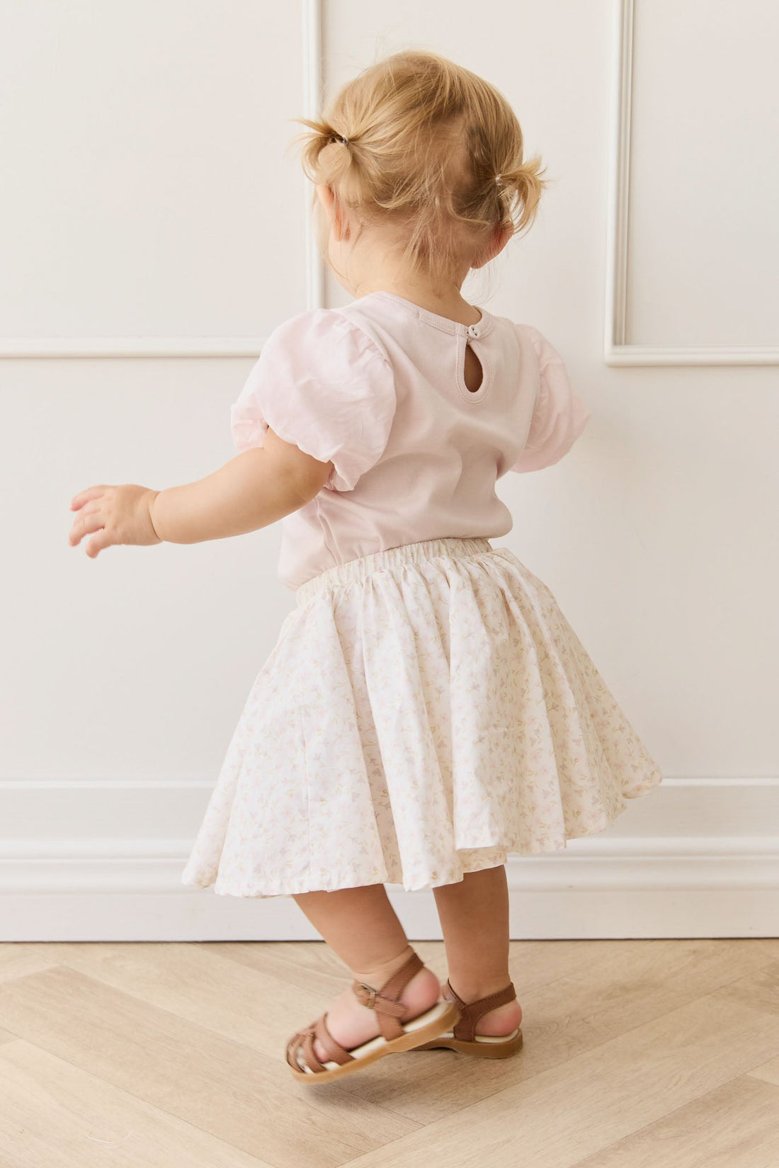 Organic Cotton Winnie Skirt - Aries Mauve Childrens Skirt from Jamie Kay Australia