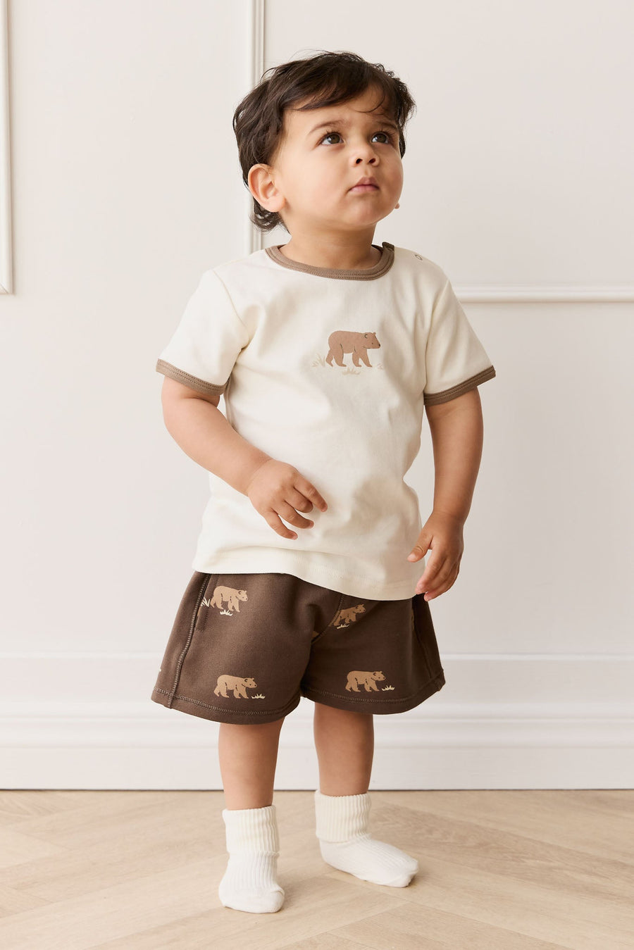 Pima Cotton Erik Tee - Buddy Bear Cloud Childrens Top from Jamie Kay Australia