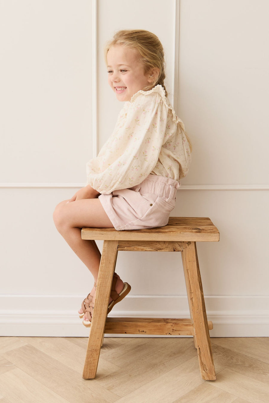 Briella Skirt - Soft Misty Rose Childrens Skirt from Jamie Kay Australia