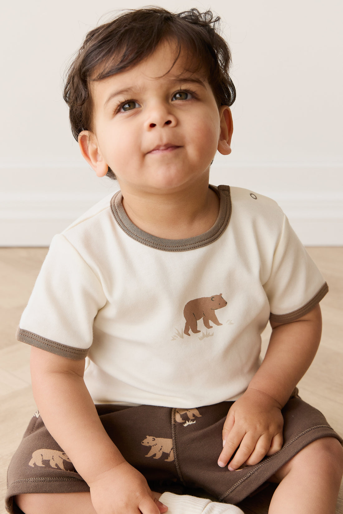 Pima Cotton Erik Tee - Buddy Bear Cloud Childrens Top from Jamie Kay Australia