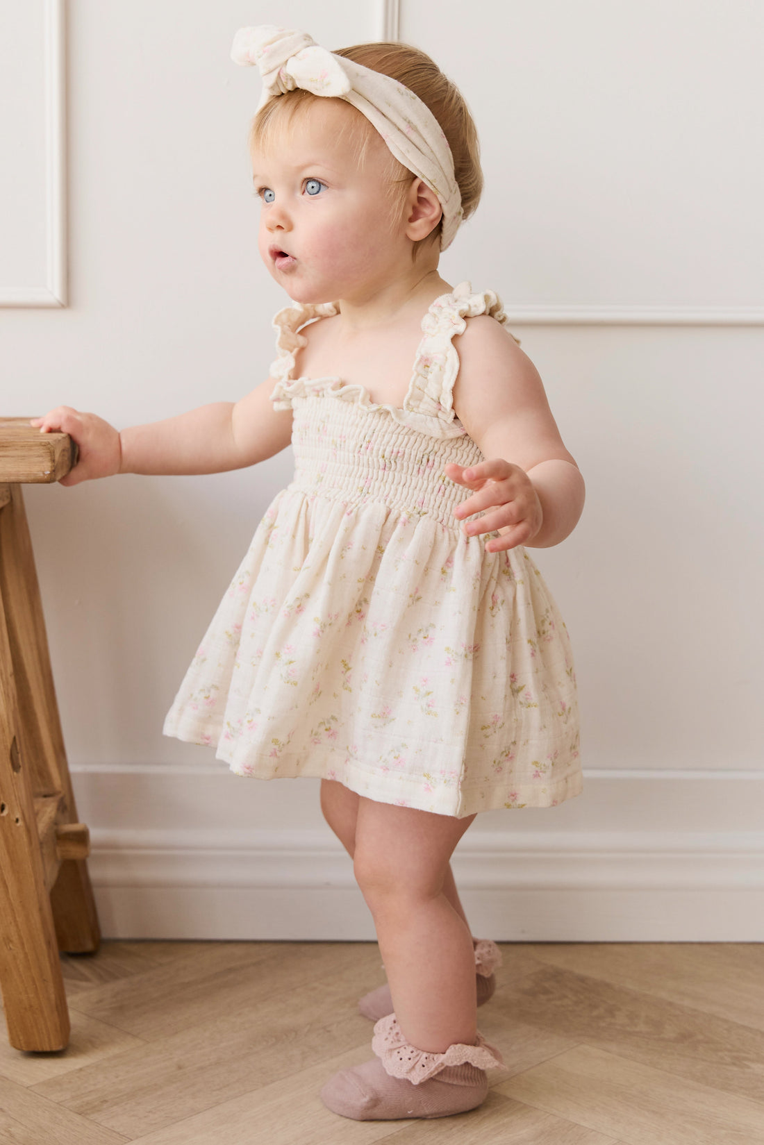 Organic Cotton Muslin Tiana Top - Emelia Pink Childrens Top from Jamie Kay Australia