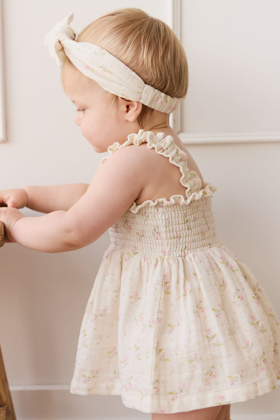 Organic Cotton Muslin Tiana Top - Emelia Pink Childrens Top from Jamie Kay Australia