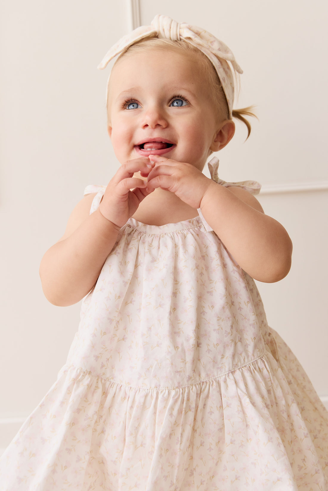 Organic Cotton Winnie Dress - Aries Mauve Childrens Dress from Jamie Kay Australia