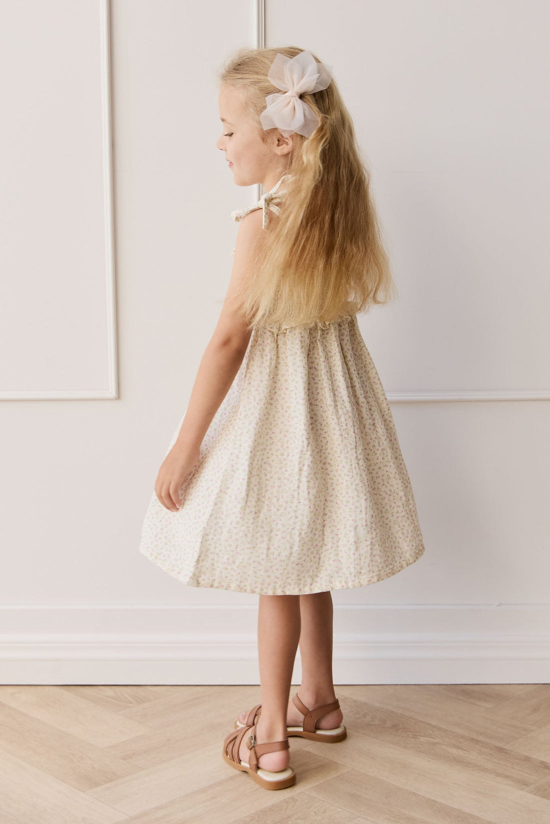 Fairy Bow - Soft Misty Rose Childrens Hair Bow from Jamie Kay Australia