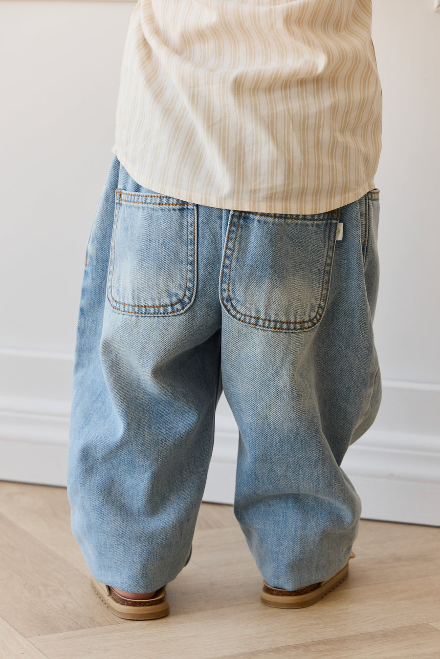 Rueben Pant - Antique Blue Childrens Pant from Jamie Kay Australia