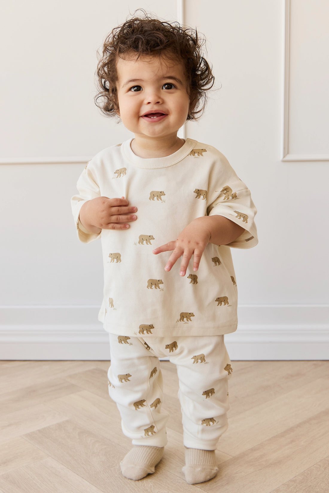 Pima Cotton Wesley Pant - Cub Walk Samoyed Childrens Pant from Jamie Kay Australia