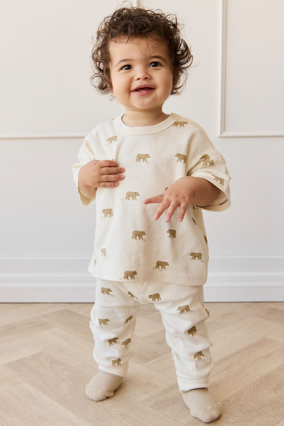 Pima Cotton Wesley Pant - Cub Walk Samoyed Childrens Pant from Jamie Kay Australia