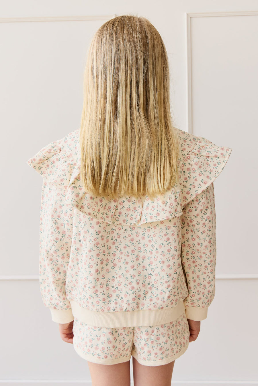 Organic Cotton Monroe Short - Posy Garden Pink Childrens Short from Jamie Kay Australia