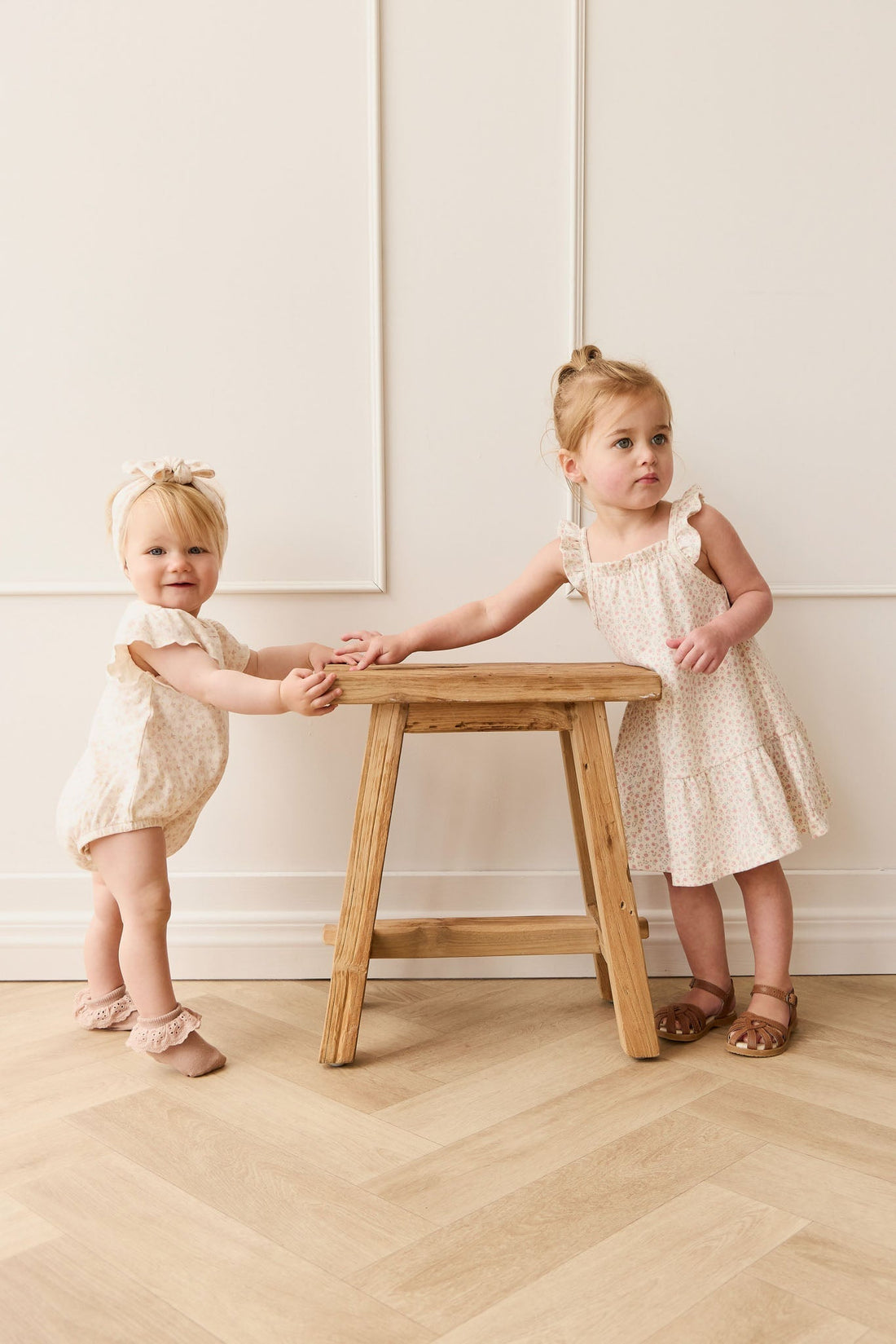Organic Cotton Nelly Dress - Posy Garden Pink Childrens Dress from Jamie Kay Australia