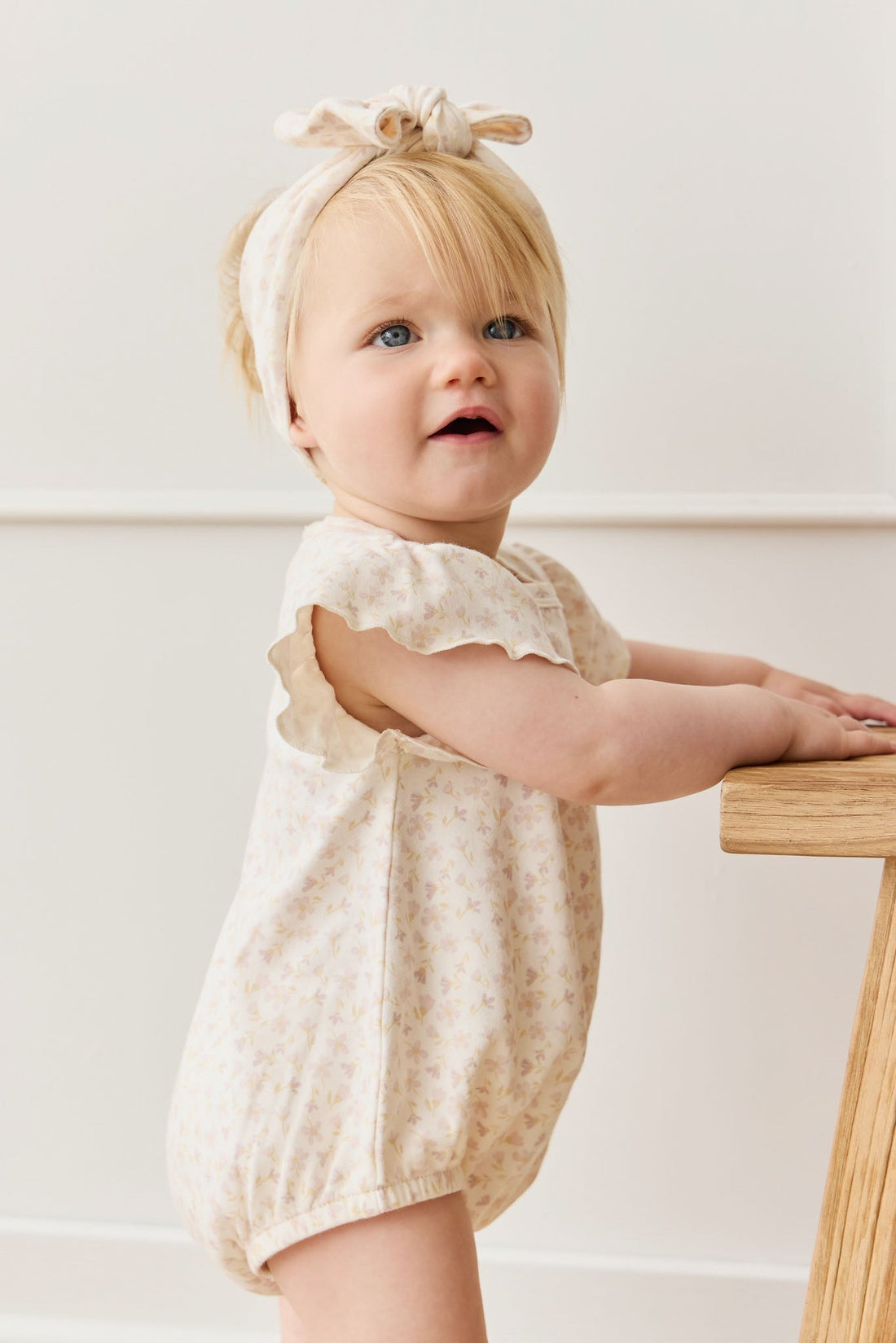 Organic Cotton Sage Onepiece - Aries Mauve Childrens Onepiece from Jamie Kay Australia