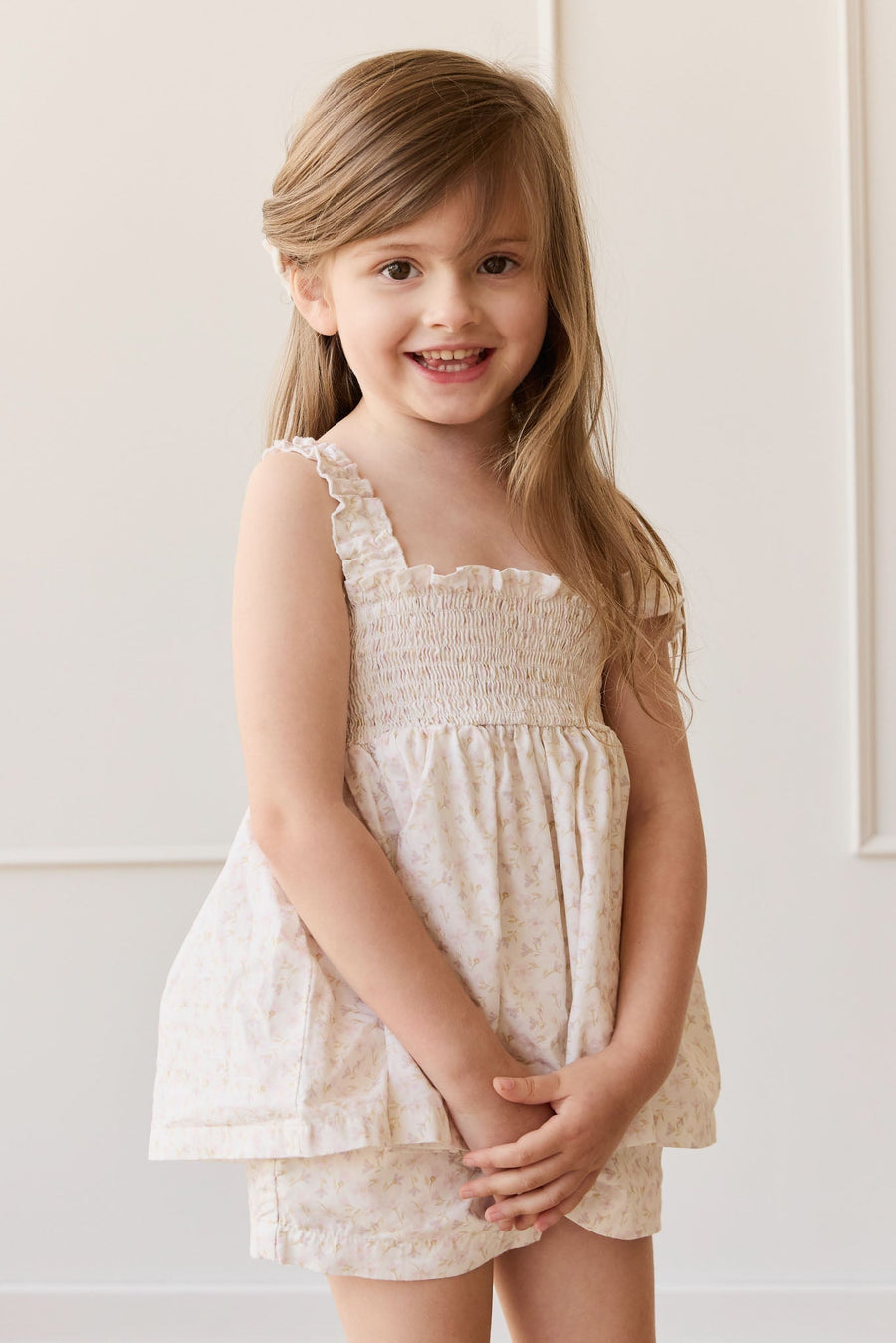 Organic Cotton Emelia Short - Aries Mauve Childrens Short from Jamie Kay Australia