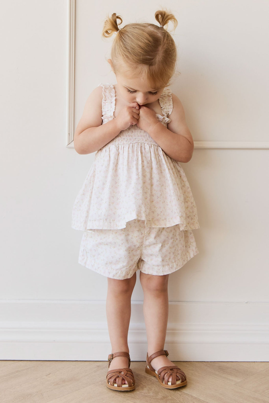 Organic Cotton Tiana Top - Aries Mauve Childrens Top from Jamie Kay Australia