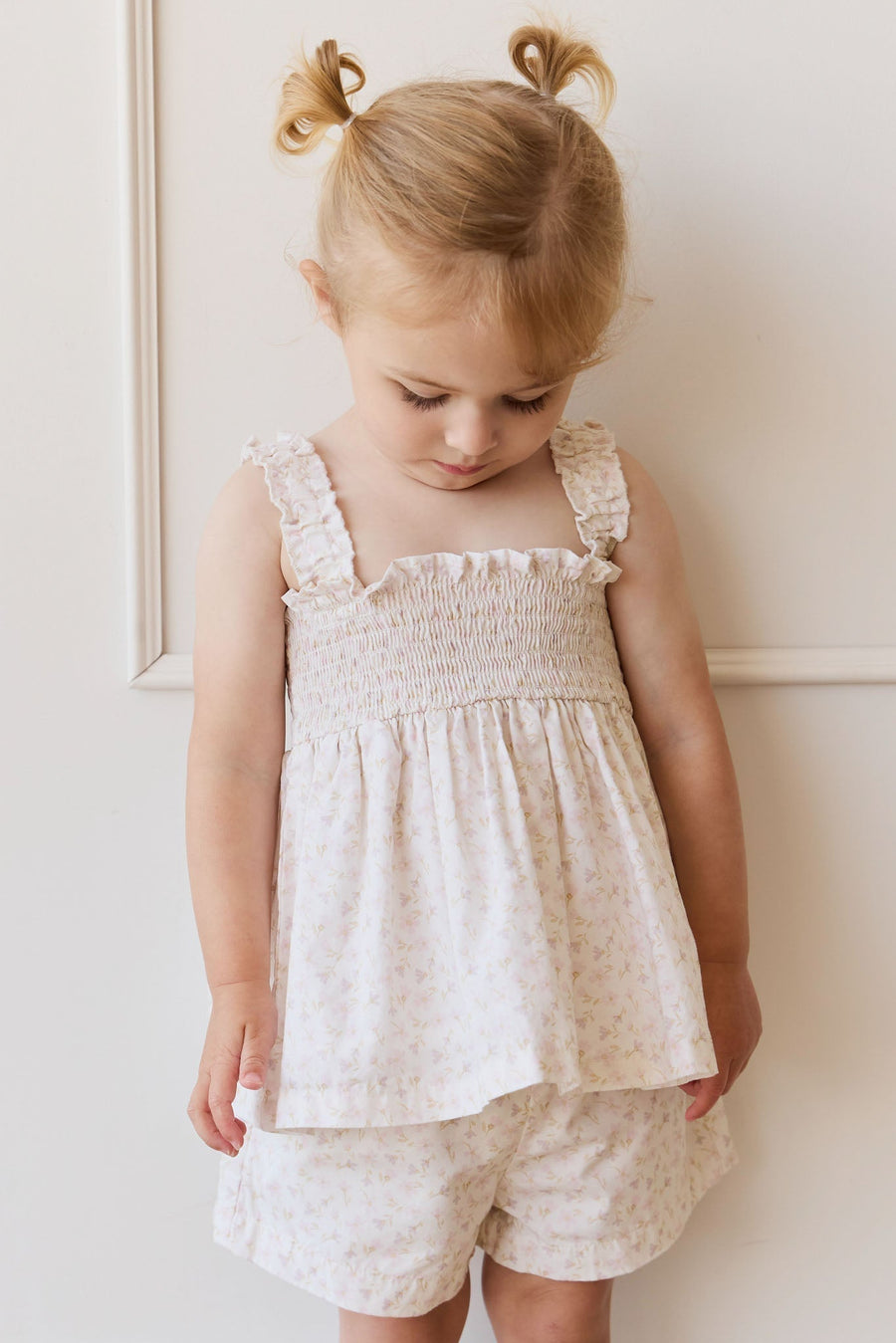 Organic Cotton Emelia Short - Aries Mauve Childrens Short from Jamie Kay Australia
