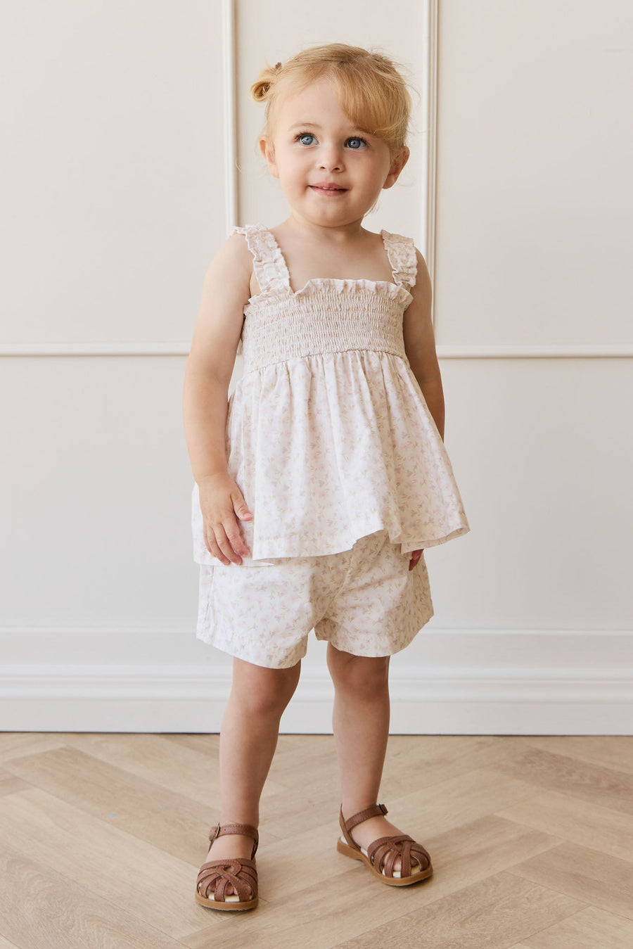 Organic Cotton Emelia Short - Aries Mauve Childrens Short from Jamie Kay Australia