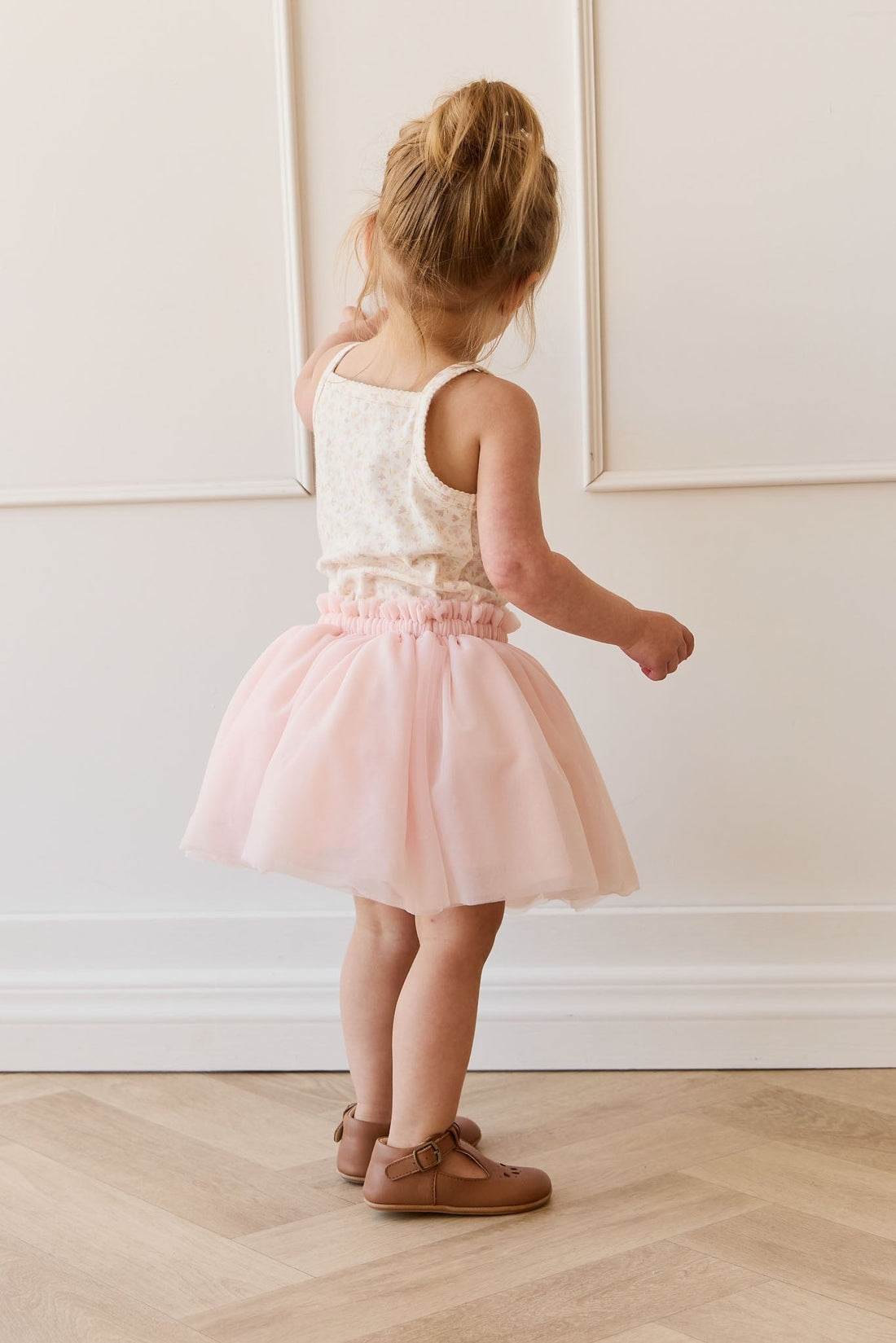 Lilah Skirt - Soft Misty Rose Childrens Skirt from Jamie Kay Australia