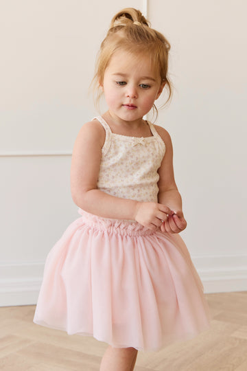 Organic Cotton Singlet - Aries Mauve Childrens Singlet from Jamie Kay Australia