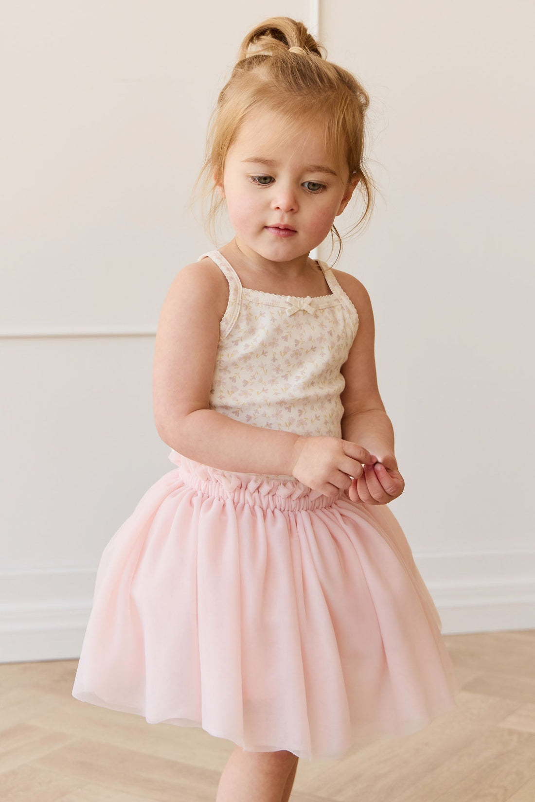 Lilah Skirt - Soft Misty Rose Childrens Skirt from Jamie Kay Australia