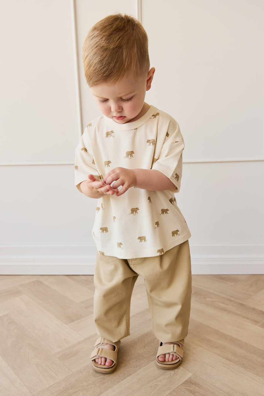 Pima Cotton Wesley Tee - Cub Walk Samoyed Childrens Top from Jamie Kay Australia