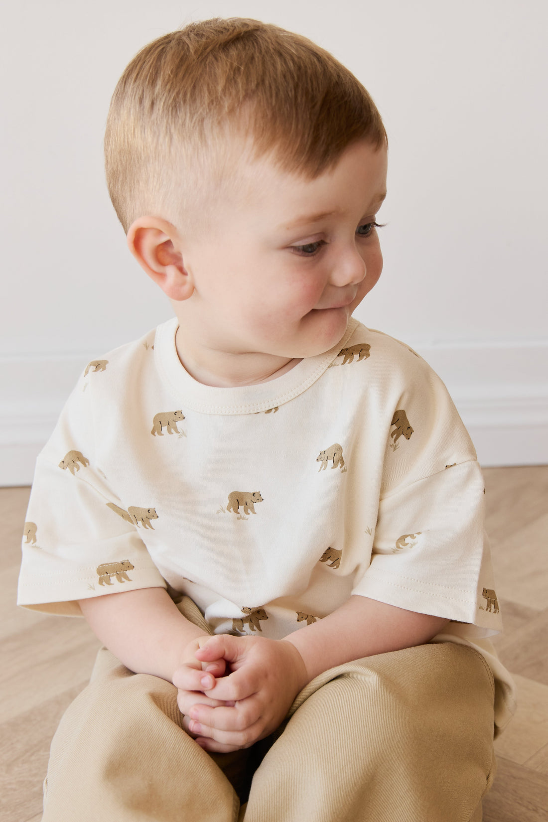 Pima Cotton Wesley Tee - Cub Walk Samoyed Childrens Top from Jamie Kay Australia