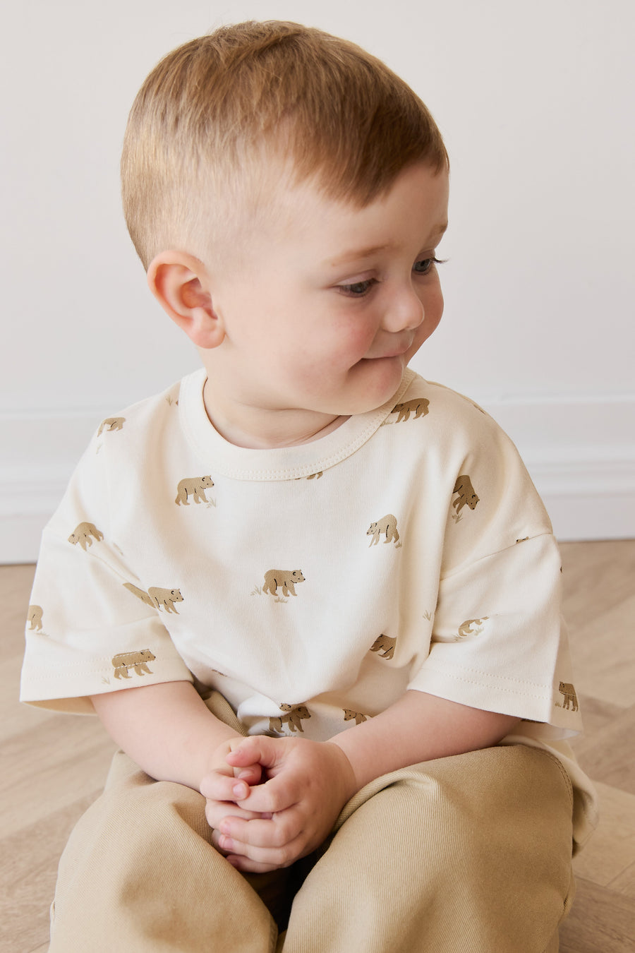 Pima Cotton Wesley Tee - Cub Walk Samoyed Childrens Top from Jamie Kay Australia