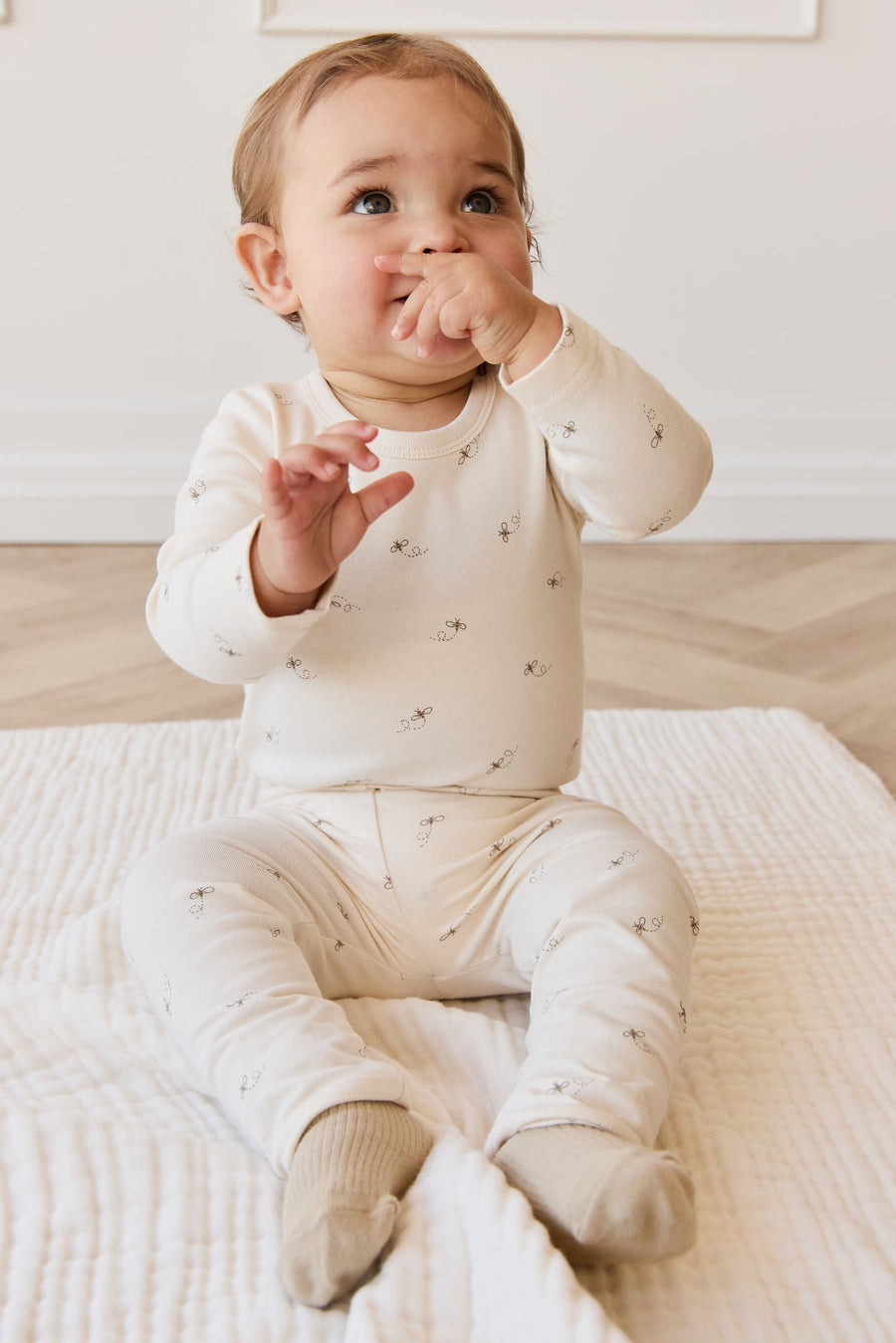 Organic Cotton Everyday Legging - Bumblebees Childrens Legging from Jamie Kay Australia