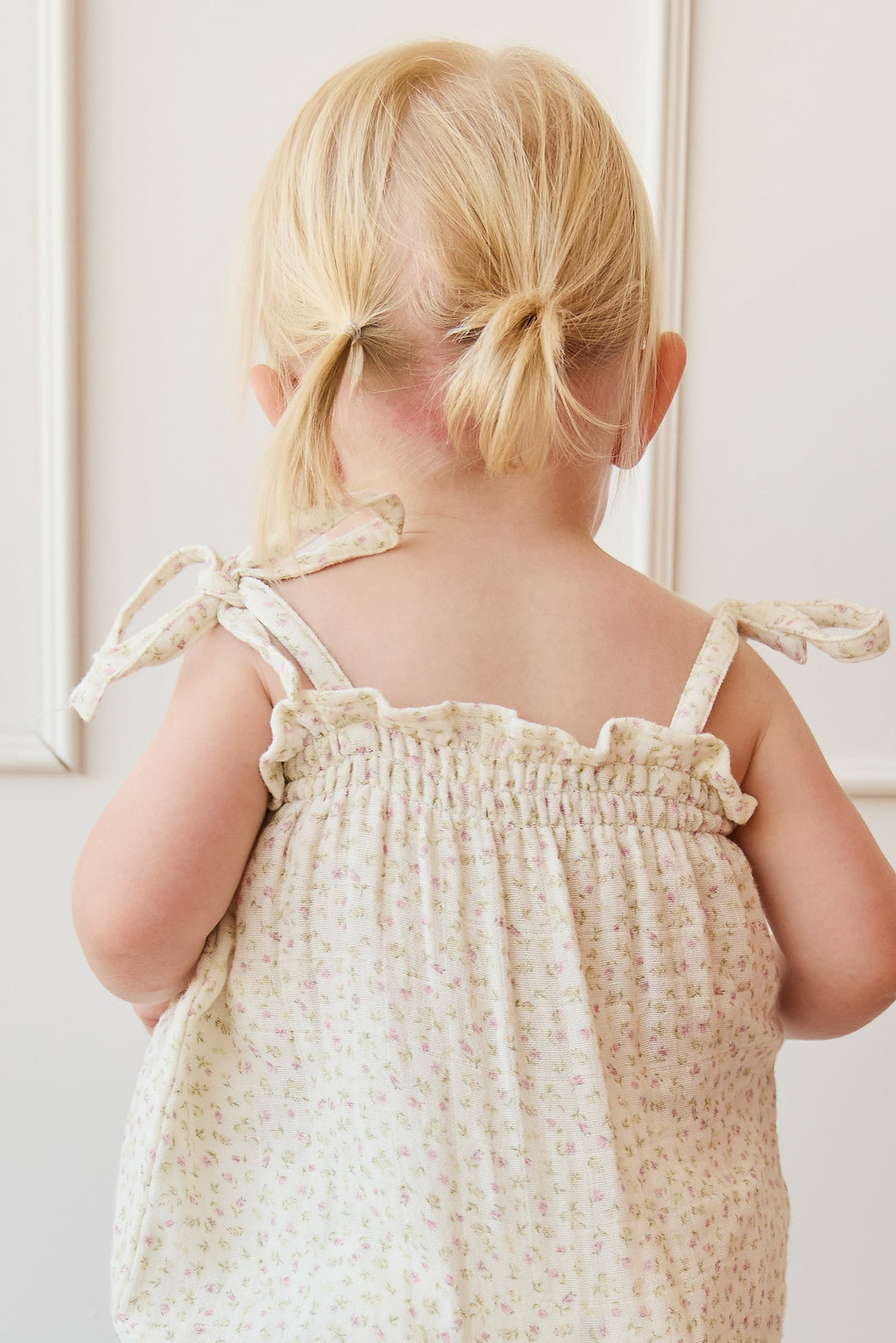 Organic Cotton Muslin Myla Jumpsuit - Pippa Pink Childrens Jumpsuit from Jamie Kay Australia