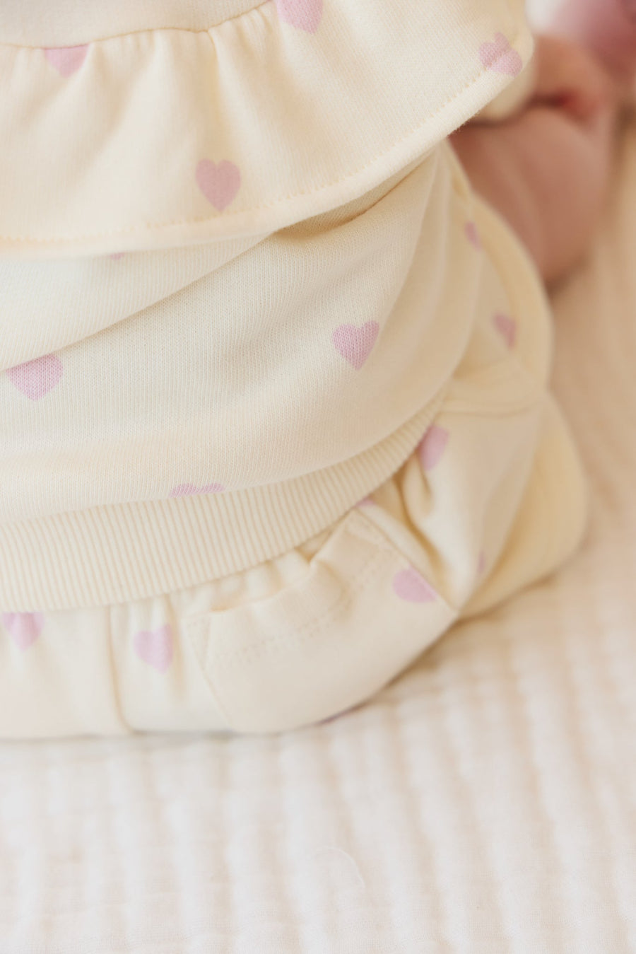 Organic Cotton Monroe Short - Mon Amour Lotus Childrens Short from Jamie Kay Australia