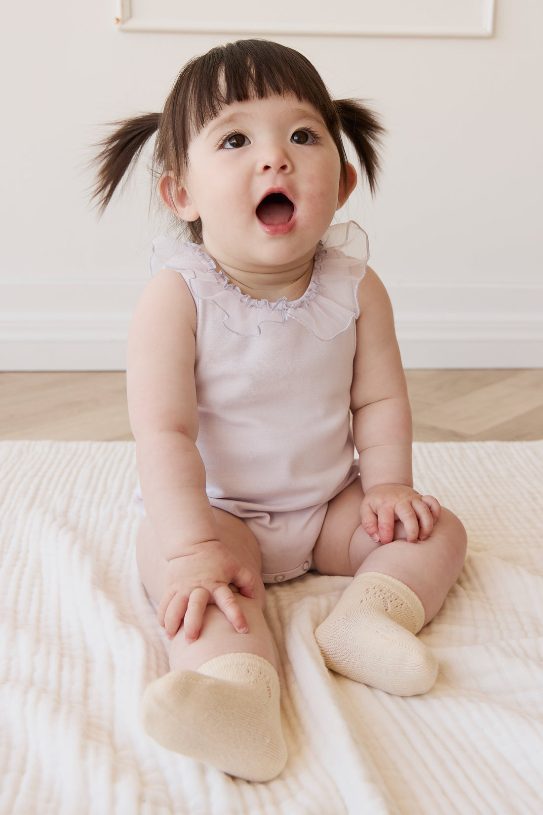 Adalyn Playsuit - Hydrangea Childrens Playsuit from Jamie Kay Australia