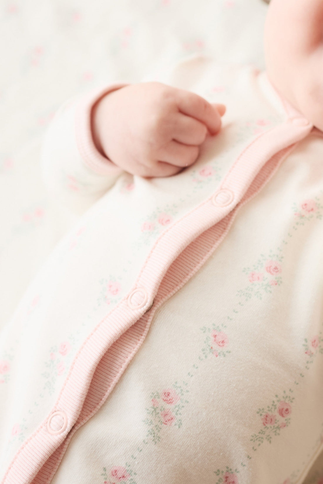 Organic Cotton Murphy Onepiece - Rose Trail Childrens Pyjama from Jamie Kay Australia