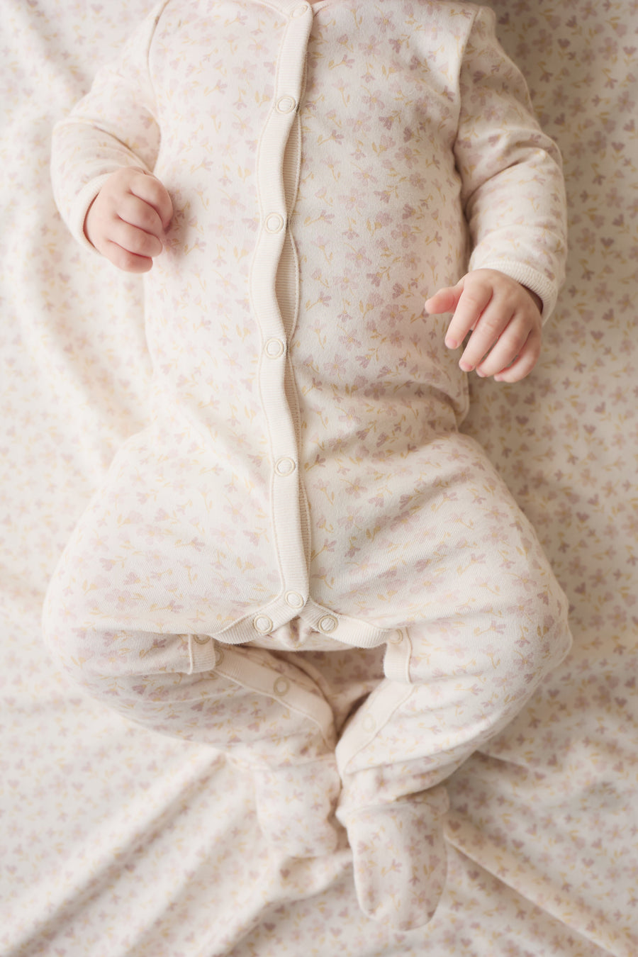 Organic Cotton Murphy Onepiece - Aries Mauve Childrens Onepiece from Jamie Kay Australia